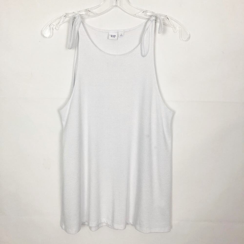 Gap White Stretch Tank Top